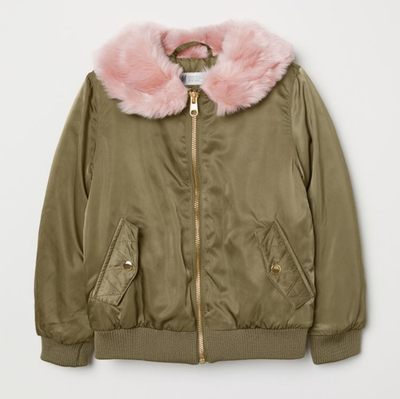 H&M Other - ☃️Girl's Cute Bomber Jacket☃️🍭HP🍭
